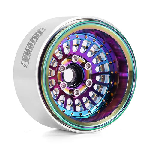 1/10 RCクローラー用　タービン 1.9インチ アルミビードロックホイール オフセット -10mm (4本)