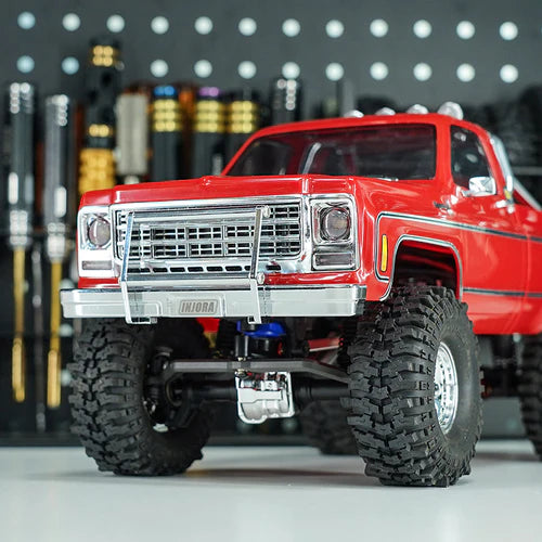 1/18 TRX4M ハイトレイル K10 用 CNC アルミ フロント リア バンパー  4M-83FR