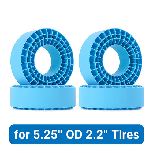 INJORA シリコンゴムインサート 2.2インチ (132-134mm 5.25インチ OD) タイヤ用 (2202)