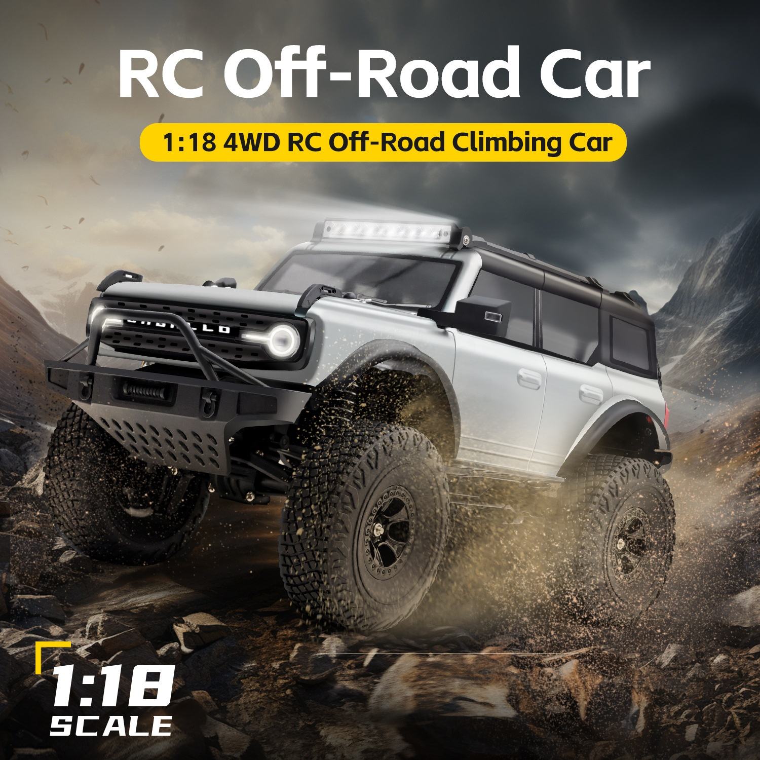 WLtoys 1/18 CABALLO ロッククローラー RCカー 4x4 オフロードトラック