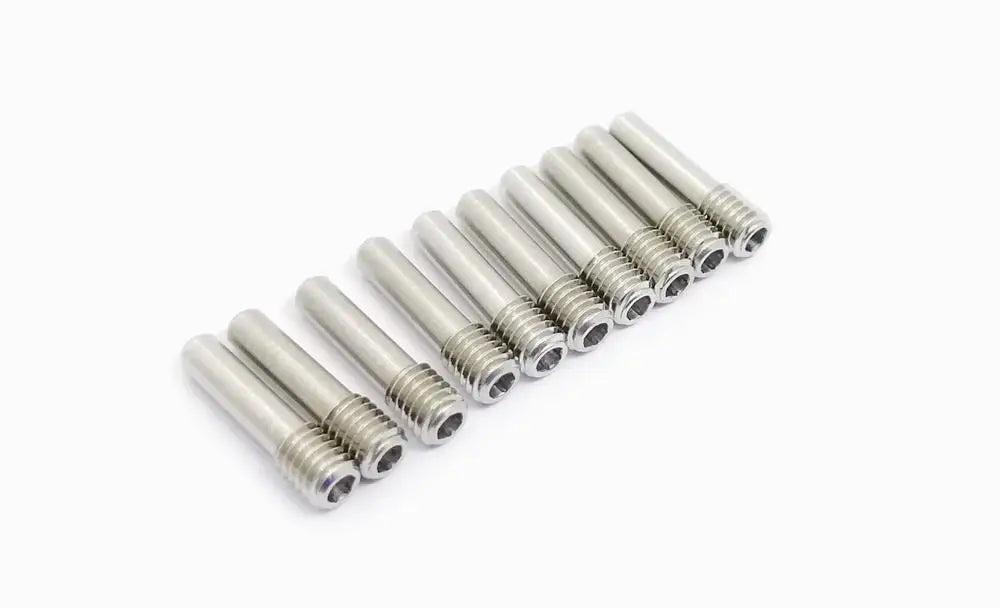 1/10 RCクローラー用 ステンレススチール M3 M4 ヘッドレス六角ドライブシャフト スクリューピン  10個入り