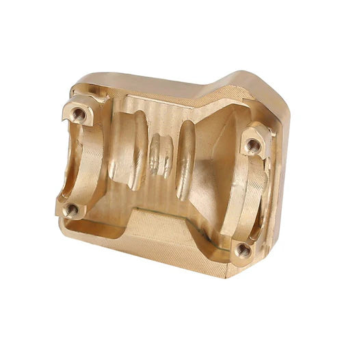 INJORA 真鍮製 フロントリアデファレンシャルアクスルカバー 2個セット #8280 TRX-4用