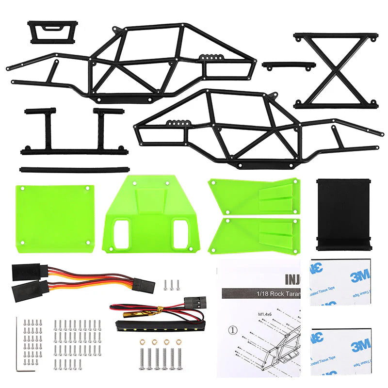 1/18 TRX4M用 Rock Tarantula ナイロンバギーボディシャーシキット 4M-53各色
