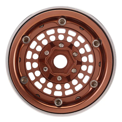 1/10 RCクローラー用　タービン 1.9インチ アルミビードロックホイール オフセット -10mm (4本)