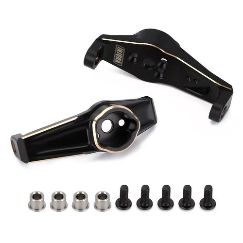 INJORA TRX-4 TRX-6用 ブラックコーティング 真鍮キャスターブロック Cハブ #8232