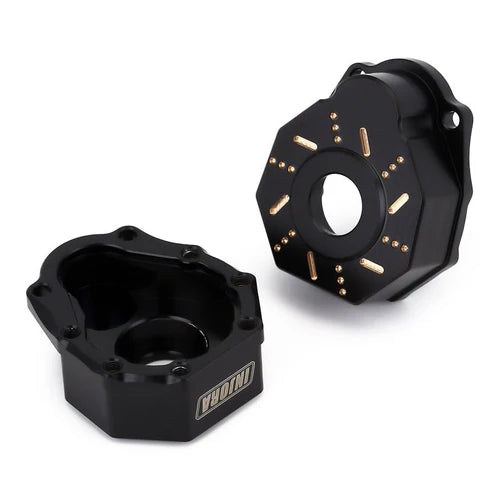 INJORA 49g/個 黒真鍮製アウターポータルドライブハウジング #8251 TRX-4 TRX-6用
