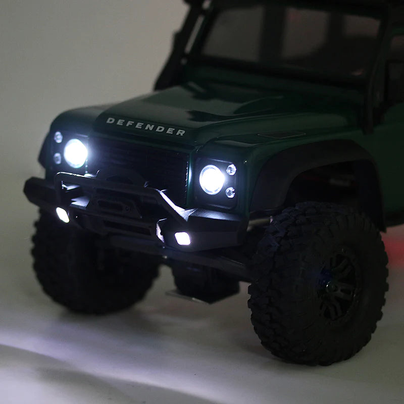 1/18 トラクサス TRX4M適合 ヘッドライト & テールライト LED ライトキット