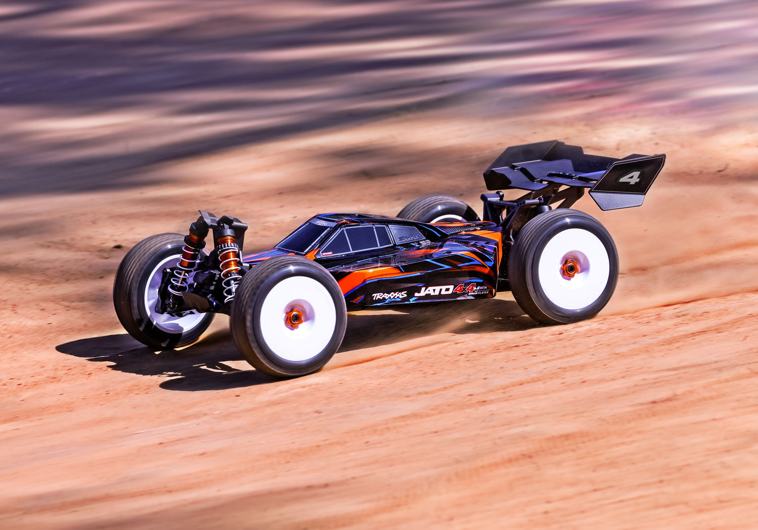 トラクサス 1/10 JATO  4X4 VXL 　4sブラシレスモーター　オフロード バギー　90386-4