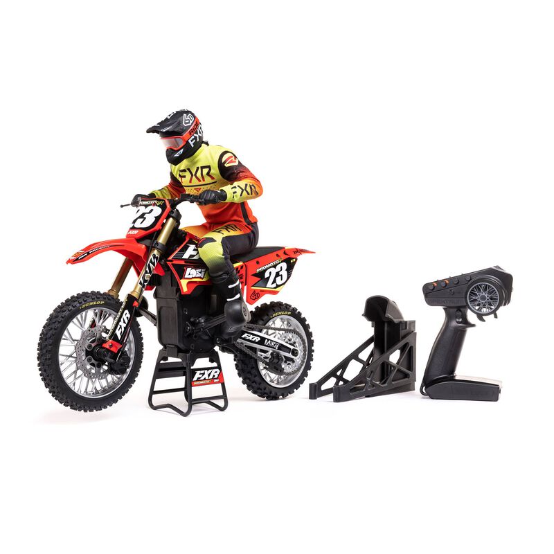 LOSI　PROMOTO-MX FXR　1/4　モーターサイクル　RTR　レッド　LOS06000T1