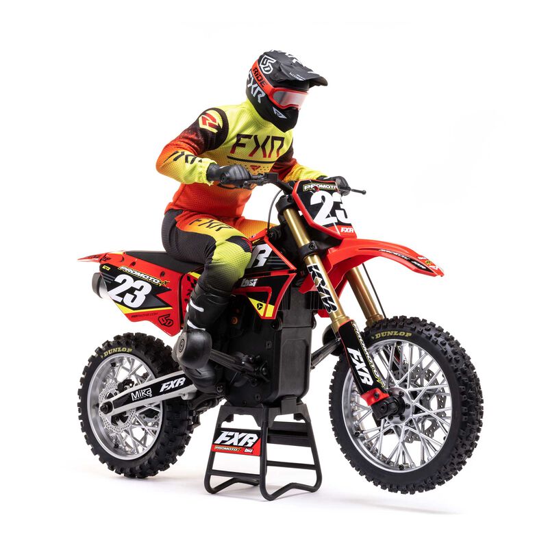 LOSI　PROMOTO-MX FXR　1/4　モーターサイクル　RTR　レッド　LOS06000T1