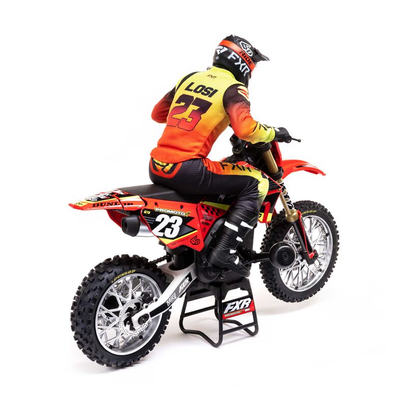 LOSI　PROMOTO-MX FXR　1/4　モーターサイクル　RTR　レッド　LOS06000T1