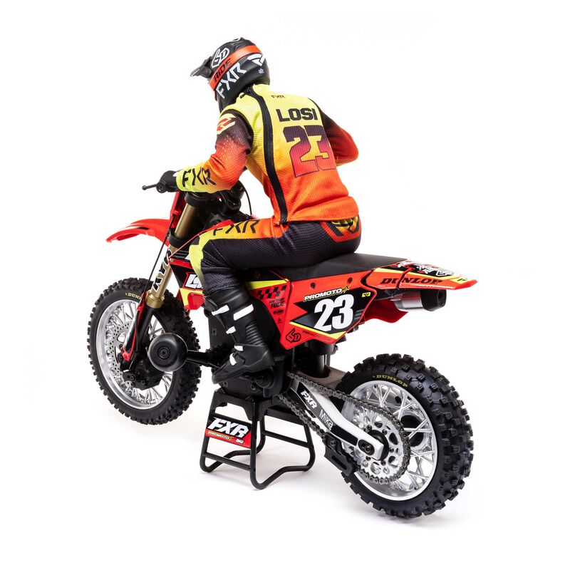 LOSI　PROMOTO-MX FXR　1/4　モーターサイクル　RTR　レッド　LOS06000T1