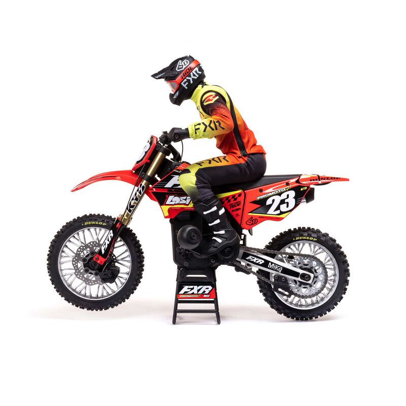 LOSI　PROMOTO-MX FXR　1/4　モーターサイクル　RTR　レッド　LOS06000T1