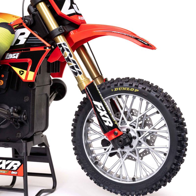 LOSI　PROMOTO-MX FXR　1/4　モーターサイクル　RTR　レッド　LOS06000T1