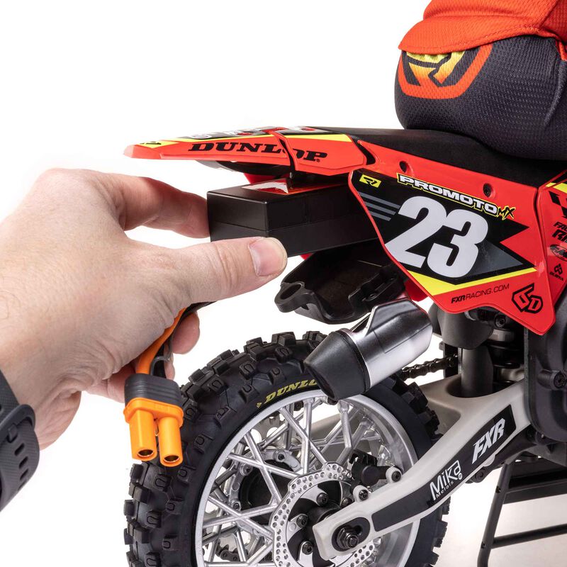 LOSI　PROMOTO-MX FXR　1/4　モーターサイクル　RTR　レッド　LOS06000T1