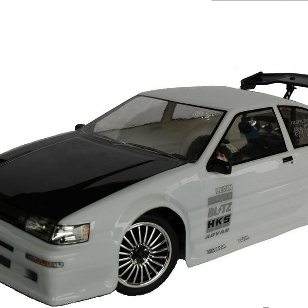 1/10 ツーリングカー、ドリフトカー用ボディ トヨタ AE86 レビン TT01