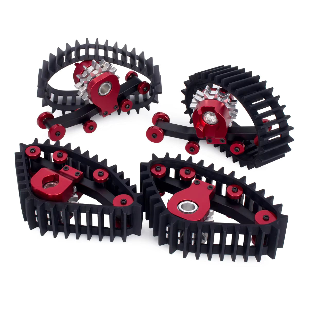 1/18 　TRX4M 用　キャタピラユニット　ミニRC クローラー　4 個　各色