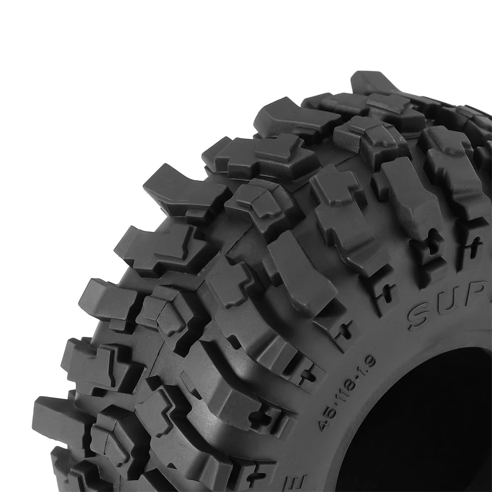 1/10　クローラー用　1.9タイヤ　4本　1.9x118mm　TRX4 SCX10 CR01 TF2 エンデューロ　バハプロX - RCTRAIL