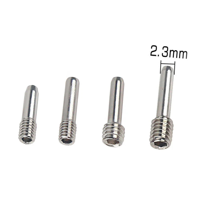 1/10 RCクローラー用 ステンレススチール M3 M4 ヘッドレス六角ドライブシャフト スクリューピン  10個入り CRAW18294(A,B,C,D)