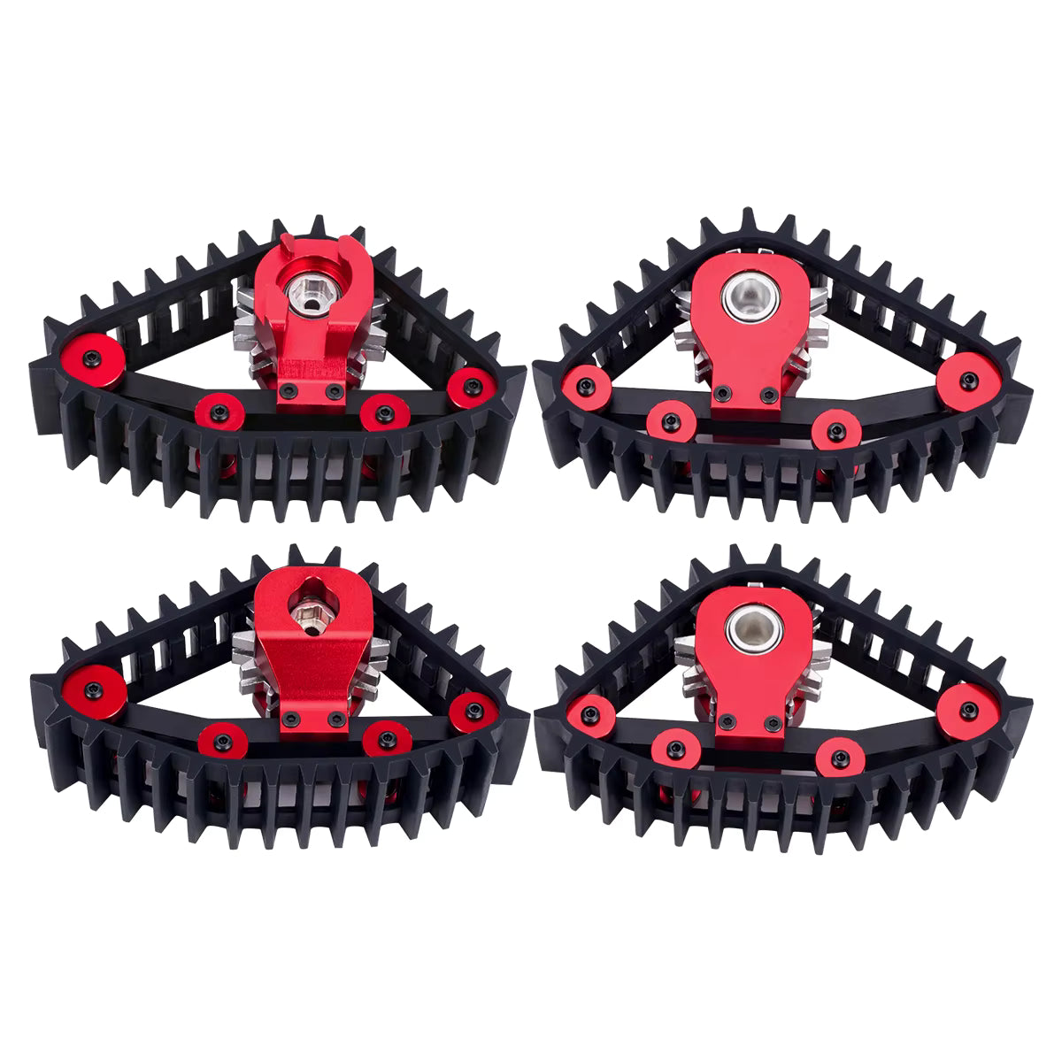 1/18 　TRX4M 用　キャタピラユニット　ミニRC クローラー　4 個　各色