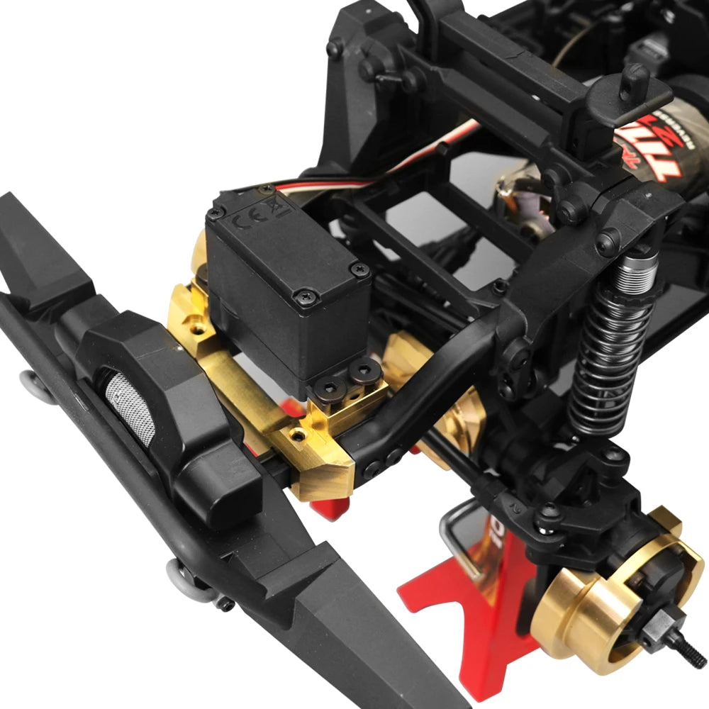 1/10 RC クローラー TRX-4 真鍮製ヘビーデューティーカウンターウェイト バンパーマウント TRX4 TRX6 アップグレードパーツ - RCTRAIL