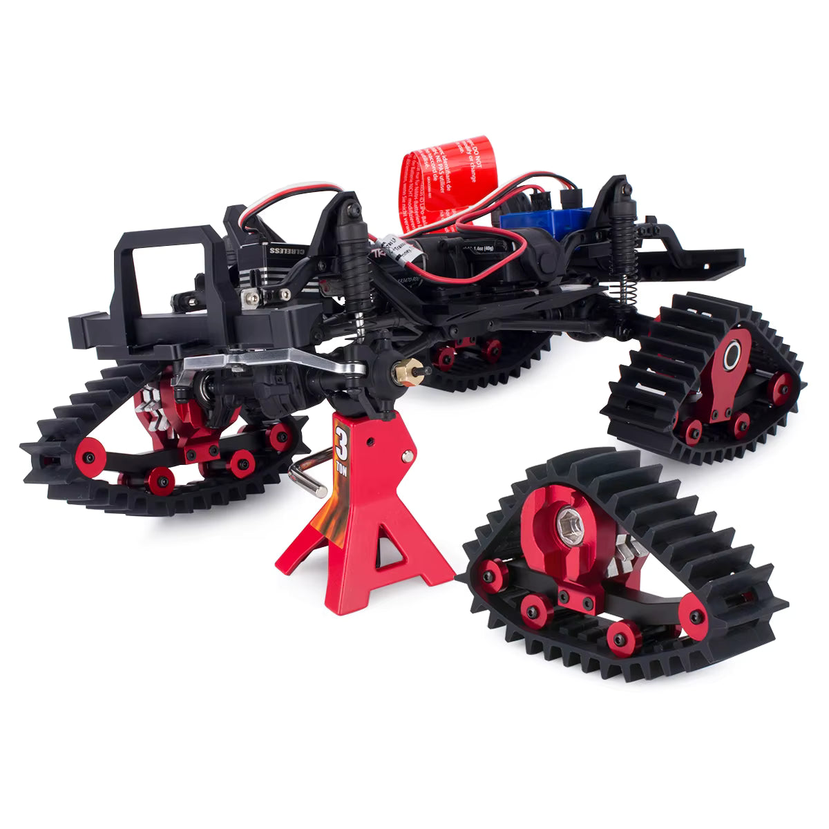 1/18 TRX4M 用 キャタピラユニット ミニRC クローラー 4 個 各色