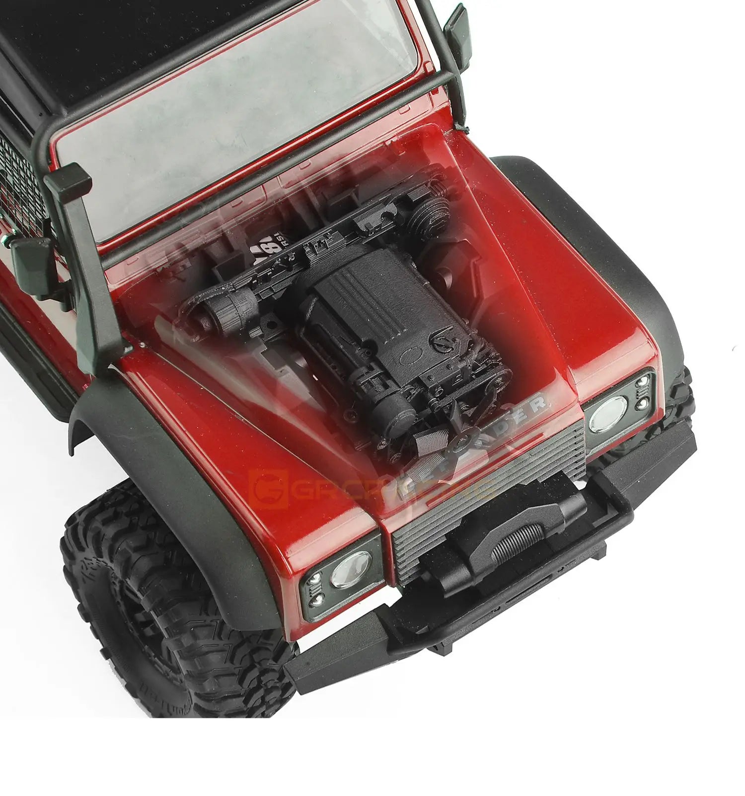 GRC トラクサス TRX4M ディフェンダー 用 装飾エンジンパーツ (3D プリント) 　G178XP