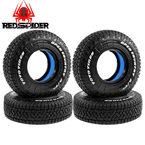 1/10 クローラー用 1.9タイヤ 4本 105mm Axial SCX10 TRX4 D90 TF2用