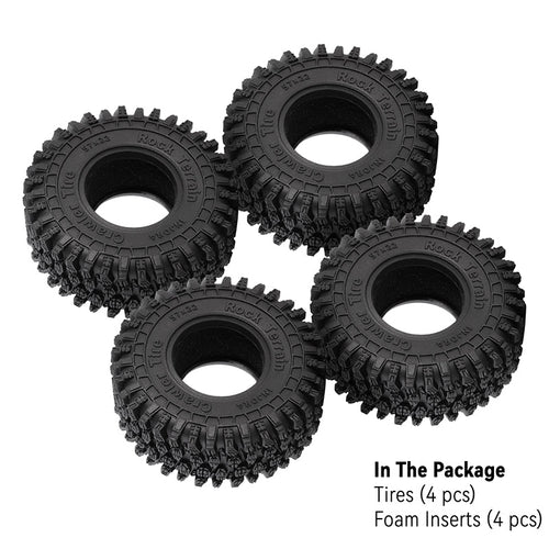 TRX4M Neumáticos INJORA Neumáticos HAMROK 1.0 De 57x22mm Para TRX4M Y SCX24 – Compuesto S5 Súper Blando Para Crawlers TRX4M Neumáticos INJORA Neumáticos HAMROK 1.0 De 57x22mm Para TRX4M Y SCX24 – Compuesto S5 Súper Blando Para Crawlers
