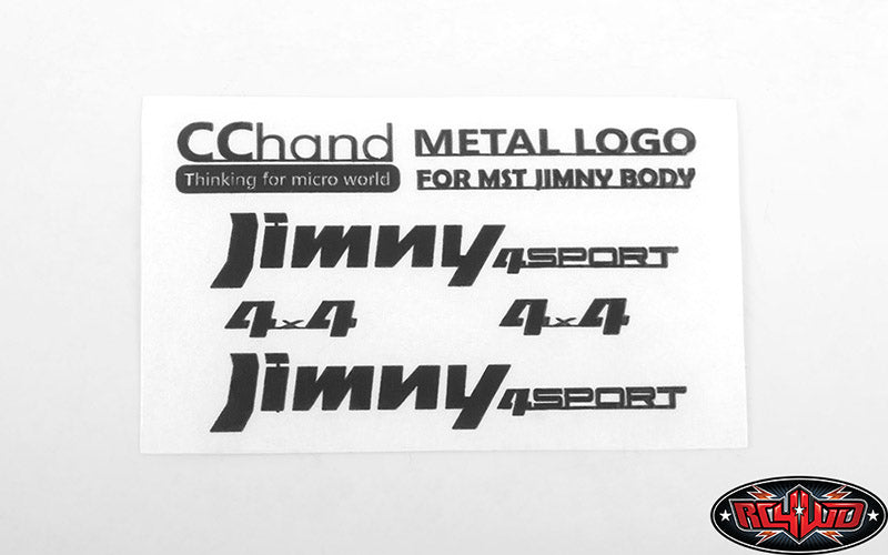 CCHAND Metal Emblems MST 1/10 CMX ジムニー　J3ボディ付き（ブラック） VVV-C0657 - RCTRAIL