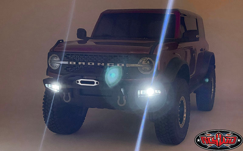 CCHAND Traxxas TRX-4適合 2021 Ford Bronco用LED照明システム付きフォグランプ　VVV-C1161