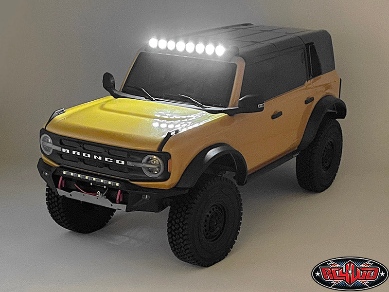 CCHAND Traxxas TRX-4適合 2021 Bronco用LEDライトバー（ラウンド型） VVV-C1242