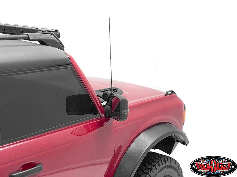 CCHAND Traxxas TRX-4適合 2021 Bronco用LED Aピラーフロントライトとアンテナ VVV-C1247