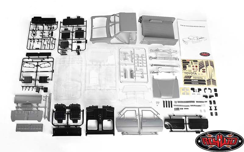 RC4WD 1987 トヨタ エクストラキャブ ハードボディ コンプリートセット Z-B0216
