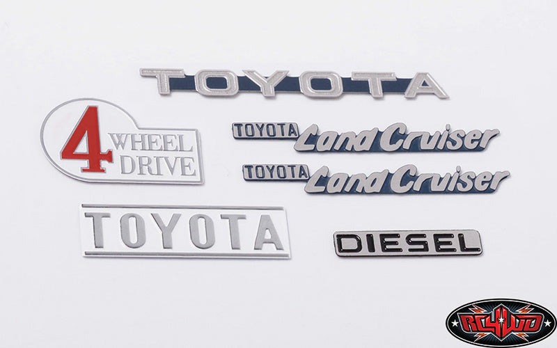 RC4WD クルーザーボディエンブレムセット Z-S1714