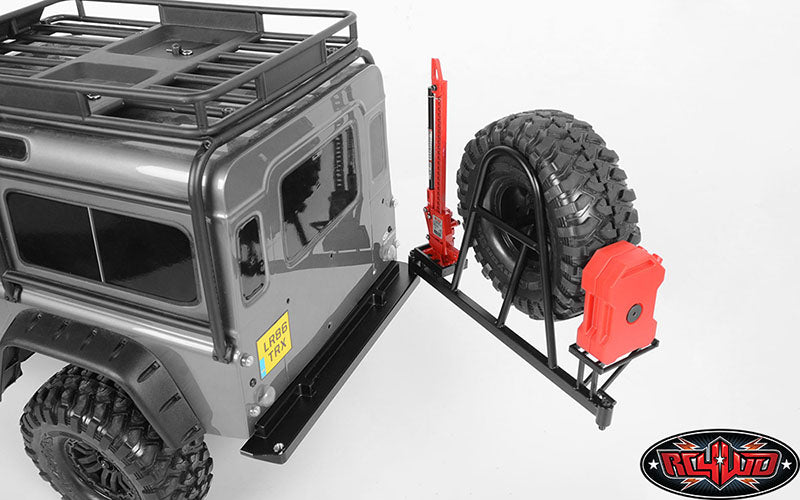 RC4WD トラクサス TRX4用 リアスイングアウェイタイヤキャリアバンパー