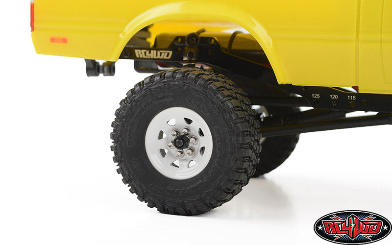 RC4WD スタンプスチール 0.7インチ ストックビードロックホイール（ホワイト） Z-W0068