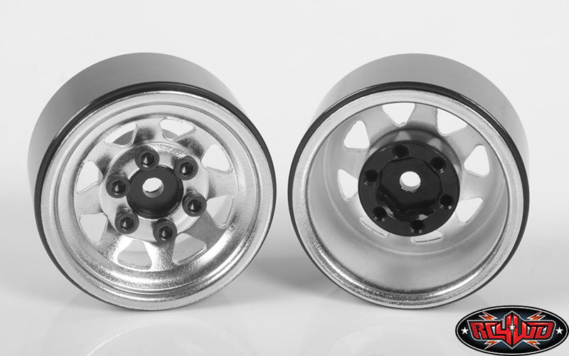 RC4WD スタンプスチール 1.0インチ ストック ビードロック ホイール (シルバー) Z-W0263