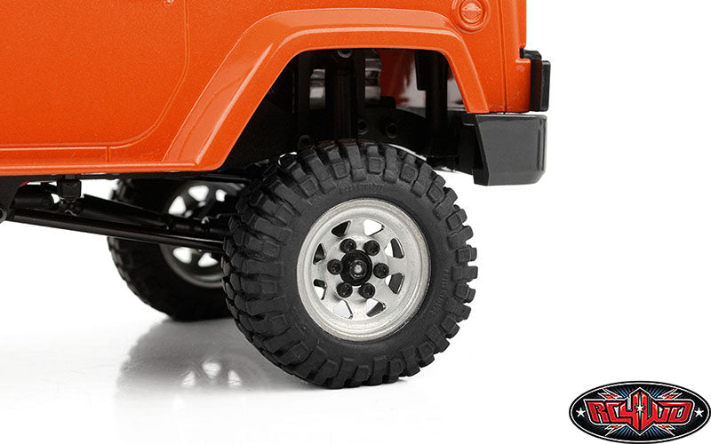RC4WD スタンプスチール 1.0インチ ストック ビードロック ホイール (シルバー) Z-W0263