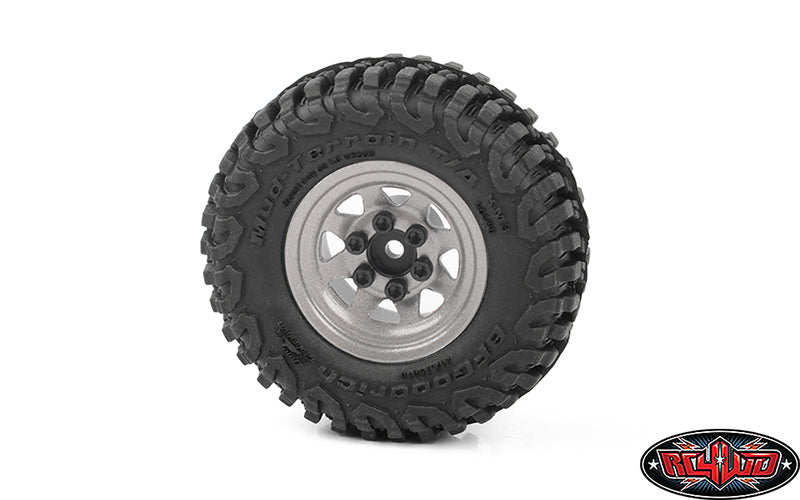 RC4WD スタンプスチール 1.0インチ ストック ビードロック ホイール (プレーン)　Z-W0345