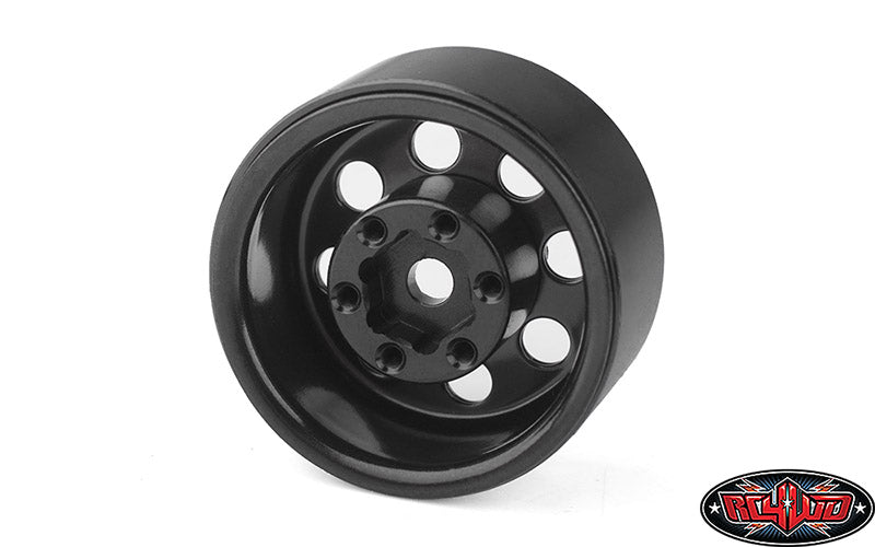 RC4WD スタンプスチール 1.0インチ Pro8 ビードロックホイール（ブラック）　Z-W0358
