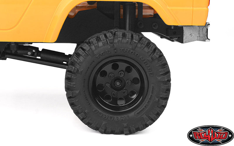 RC4WD スタンプスチール 1.0インチ Pro8 ビードロックホイール（ブラック）　Z-W0358