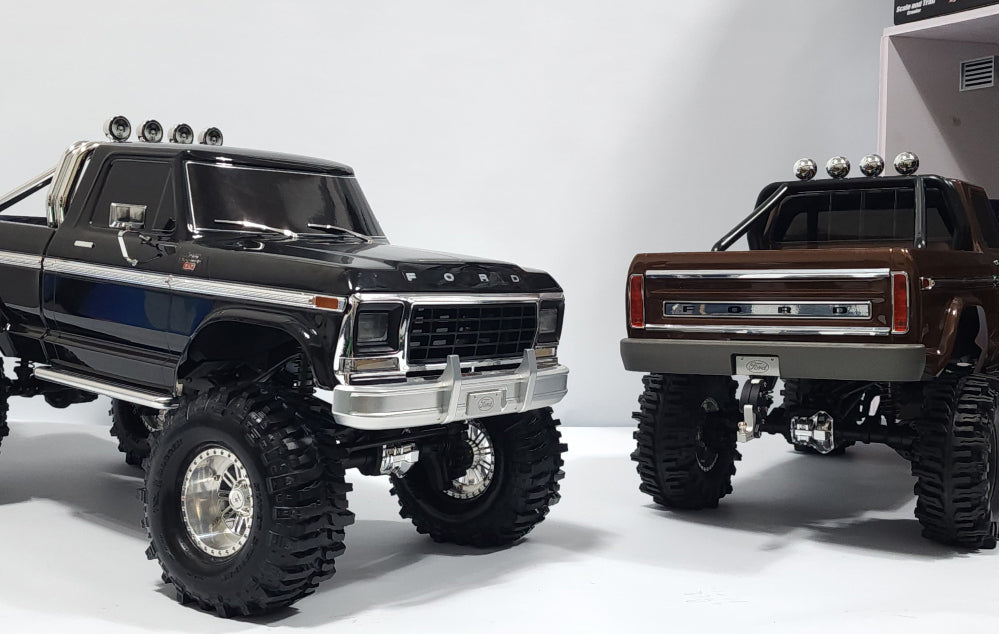 H-TECH Traxxas TRX4 Ford F150 Ranger 92046-4用 CNCアルミフロントバンパー