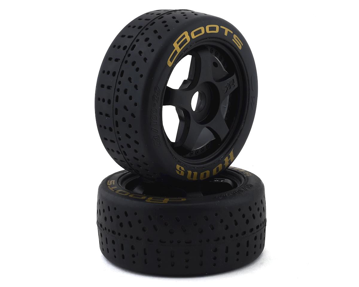 Arrma 1/8 DBoots Hoons 42/100 2.9 ベルト付き 5スポーク プレマウントタイヤ (2本)  Limitless、XO-1等に550071