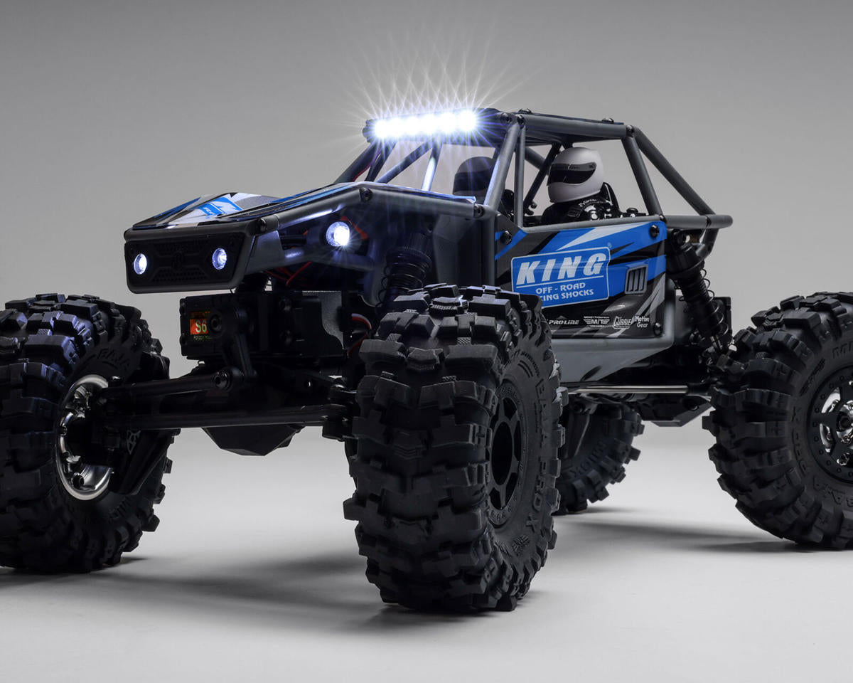 アキシャル UTB18 Capra 4WS 1/18 RTR 4WD アンリミテッドトレイルバギー（ブルー）2.4GHzラジオ、バッテリー、充電器付き　AXI-1750T1