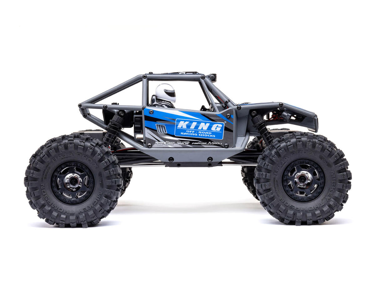 アキシャル UTB18 Capra 4WS 1/18 RTR 4WD アンリミテッドトレイルバギー（ブルー）2.4GHzラジオ、バッテリー、充電器付き　AXI-1750T1