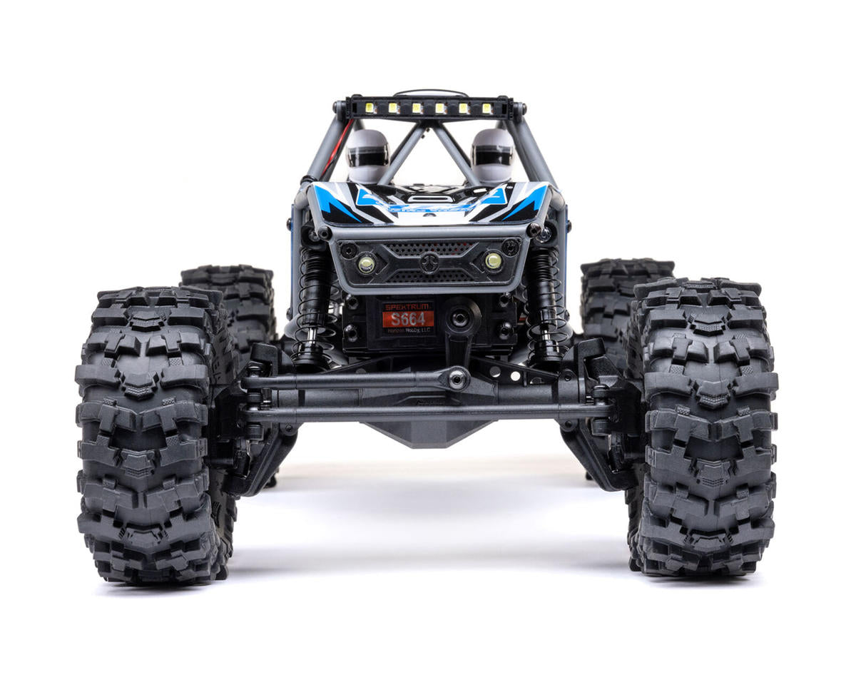 アキシャル UTB18 Capra 4WS 1/18 RTR 4WD アンリミテッドトレイルバギー（ブルー）2.4GHzラジオ、バッテリー、充電器付き　AXI-1750T1