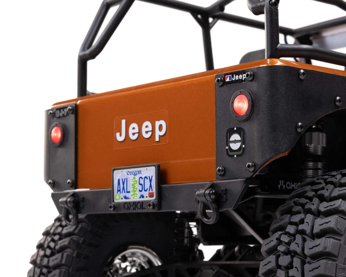 アキシャル 1/10 SCX10 III ジープ CJ-7 4WD ブラシ付き RTR、コッパー