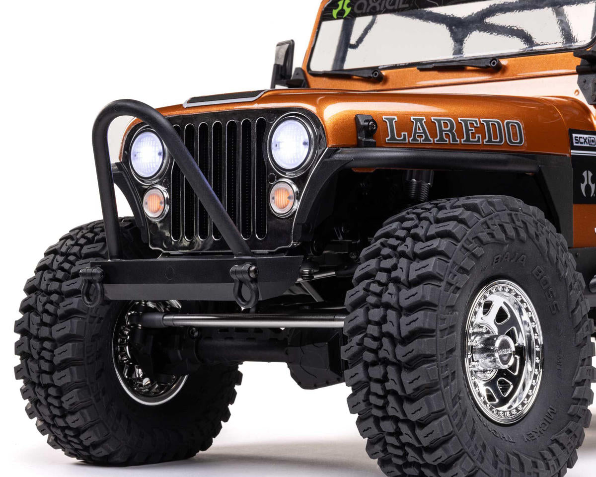 アキシャル 1/10 SCX10 III ジープ CJ-7 4WD ブラシ付き RTR、コッパー