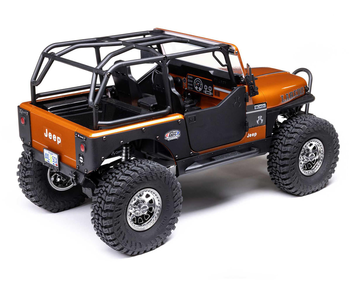 アキシャル 1/10 SCX10 III ジープ CJ-7 4WD ブラシ付き RTR、コッパー